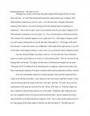 Reflection Essay - the Span of Life