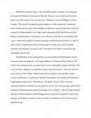God of the Philosophers Reflection Paper