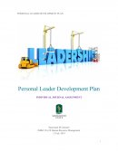 Personal Leader Development Plan