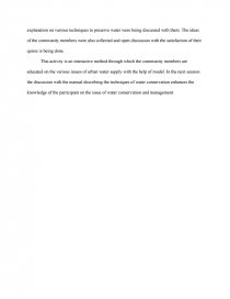 Реферат: Conservation Essay Research Paper ConservationWater conservation may